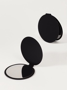 Зеркало складное, d=7.2 см, чёрное - Фото 1