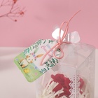 Набор подарочный «Мишка беж с бантом», мыльные красные розы 5 шт., роса, 7×7×12 см - Фото 5