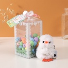 Набор подарочный «Цыплёнок белый: брелок для ключей на кольце», фигурка светящаяся, яички 50 г, роса 7×7×12 см - Фото 6