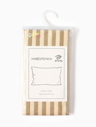 Наволочка «Этель. Полоса», 70×70 см, бежевая, бязь, хлопок 100% - Фото 6