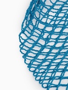 Набор 2 шт.: сумка-авоська плетёная, клетка 1.5 см, синяя - Фото 4