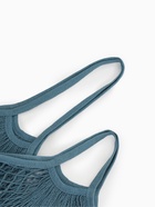 Набор 2 шт.: сумка-авоська плетёная, клетка 1.5 см, тёмно-бирюзовая - Фото 3