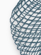 Набор 2 шт.: сумка-авоська плетёная, клетка 1.5 см, тёмно-бирюзовая - Фото 4