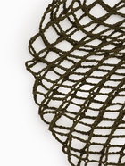 Набор 2 шт. сумка-авоська плетёная, клетка 1.5 см, тёмно-зелёная - Фото 4