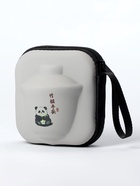 Набор для чайной церемонии ДЖЕКИЧАЙ «Панда», 5 предметов, на 3 персоны, чашка 50 мл, чайник 120 мл, керамика, белый - Фото 10