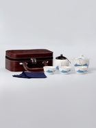 Набор для чайной церемонии ДЖЕКИЧАЙ «Инуяма», 6 предметов, на 3 персоны, чашка 50 мл, чайник 120 мл, керамика, белый - Фото 4