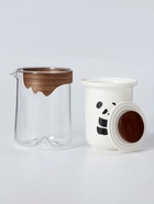 Набор для чайной церемонии ДЖЕКИЧАЙ «Панда», 8 предметов, на 6 персон, чашка 50 мл, чайник 300 мл, керамика, белый - Фото 11