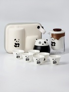 Набор для чайной церемонии ДЖЕКИЧАЙ «Панда», 8 предметов, на 6 персон, чашка 50 мл, чайник 300 мл, керамика, белый - Фото 5