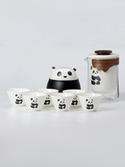 Набор для чайной церемонии ДЖЕКИЧАЙ «Панда», 8 предметов, на 6 персон, чашка 50 мл, чайник 300 мл, керамика, белый - Фото 6