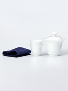 Набор для чайной церемонии ДЖЕКИЧАЙ «Мисава», 4 предмета, на 2 персоны, чашка 40 мл, чайник 150 мл, керамика, белый - Фото 3