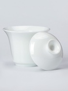 Набор для чайной церемонии ДЖЕКИЧАЙ «Мисава», 4 предмета, на 2 персоны, чашка 40 мл, чайник 150 мл, керамика, белый - Фото 4