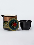 Набор для чайной церемонии ДЖЕКИЧАЙ «Абико», 6 предметов, на 3 персоны, чашка 50 мл, чайник 285 мл, чёрный - Фото 5