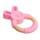 Подарочный набор для девочки «Прорезыватель, держатель, повязочка», 4 предмета, розовый, Крошка Я - Фото 5