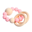 Подарочный набор для девочки «Прорезыватель, держатель, повязочка», 4 предмета, розовый, Крошка Я - Фото 7