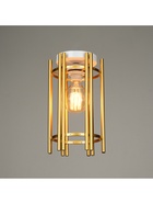 Светильник 91293/1 E27 40Вт белый-золото шампань 18х18х24 см BayerLux - фото 33089513