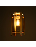 Светильник 91293/1 E27 40Вт белый-золото шампань 18х18х24 см BayerLux - фото 33089514