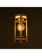 Светильник 91293/1 E27 40Вт белый-золото шампань 18х18х24 см BayerLux - фото 33089515