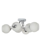 Люстра 2717/6 E27 40Вт бело-хромовый 70х70х25 см BayerLux 10858295