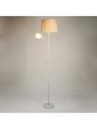 Торшер "Тренд 2" 1х40Вт Е27+1хЕ27 40Вт белый 22х22х180 см. 10858302