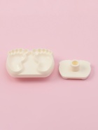 Печати для теста и мастики Доляна «Детские ножки», набор 2 шт., пластик, молочные - Фото 2