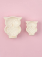 Печати для теста и мастики Доляна «Совушка», набор 2 шт., пластик, молочные - Фото 3