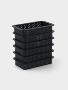 Формы для выпечки перфорированные Доляна «Прямоугольник», набор 6 шт., пластик, 10×5.5×2 см, чёрные - Фото 5