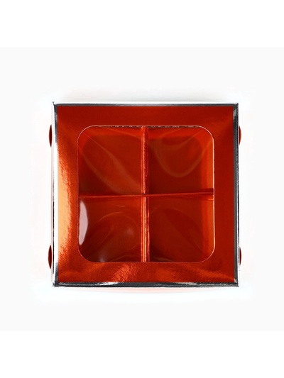 Коробка для конфет «Для тебя», 10.5×10.5×3.5 см