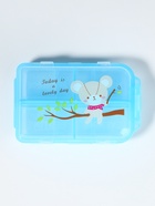 Таблетница, 9.5×6×3 см, 10 секций, голубая - Фото 6