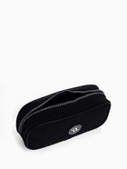 Косметичка-пенал на молнии, чёрная/белая - Фото 2