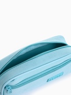 Косметичка - пенал на молнии с карманом, бирюзовая - Фото 2