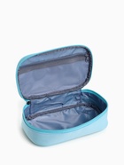 Косметичка-пенал на молнии, на подкладке, бирюзовая - Фото 2