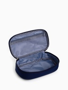 Косметичка-пенал на молнии, на подкладке, синяя - Фото 2