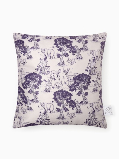 Набор декоративных наволочек Этель "Nature", 4 шт, 40*40 см, велюр