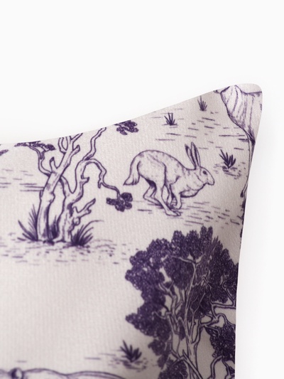 Набор декоративных наволочек Этель "Nature", 4 шт, 40*40 см, велюр