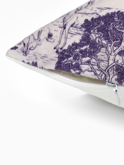 Набор декоративных наволочек Этель "Nature", 4 шт, 40*40 см, велюр