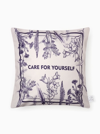 Набор декоративных наволочек Этель "Nature", 4 шт, 40*40 см, велюр