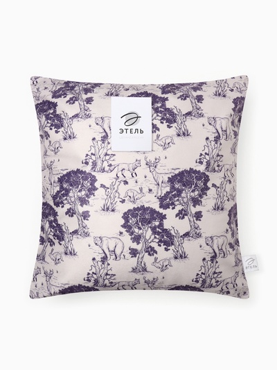 Набор декоративных наволочек Этель "Nature", 4 шт, 40*40 см, велюр