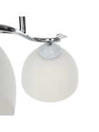 Люстра потолочная BayerLux «Авиталь», 2хЕ27, 40 Вт, бело-хромовый, 45×26×27 см - фото 32813457