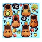 Игрушка - сюрприз Funny box «Капибарочки»: детский брелок, наклейки - Фото 9