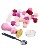 Набор для опытов для детей «Сургучная печать. Я тебя люблю», штамп, сургуч, конверт для письма - Фото 6