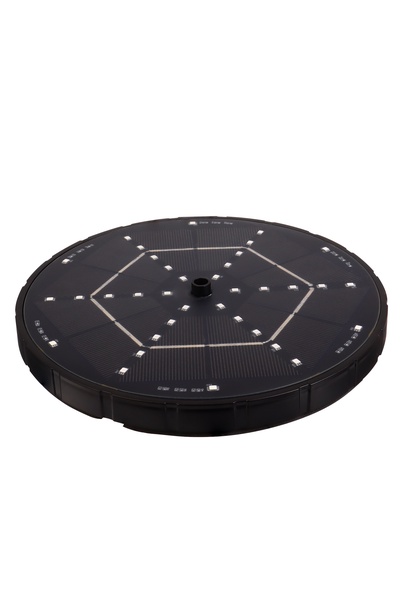 Фонтан на солнечной батарее,  h=0,55 метра, 180 л/ч, 7 Вт,  LED-подсветка, JT-180-36LED