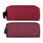 Пенал школьный «Бордо», на молнии, МИКС - Фото 1