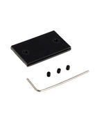 Коннектор односторонний для шинопровода, серия Flat, чёрный - Фото 4