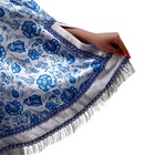 Русский народный костюм «Гжель», накидка, кокошник, р-р 52-58 - Фото 6