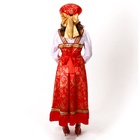 Карнавальный костюм «Самоцветы»: платье, кокошник, косынка в руку, р-р 50-52 - Фото 6