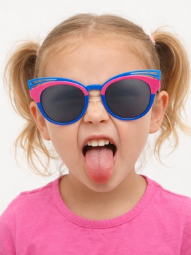 Очки солнцезащитные детские OneSun, 13.5×13×5 см, малиново-синие  (артикул 10857847)  большой выбор товаров оптом и в розницу по низким ценам с доставкой