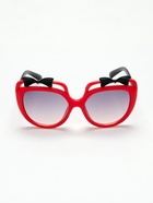 Очки солнцезащитные детские «OneSun. Бантики», 4.5?12 см, чёрный, красный (комплект 2 шт) - фото 65442099