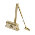 Доводчик дверной ТУНДРА d=40GP, до 40 кг, цвет золото - Фото 1