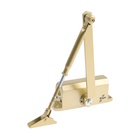 Доводчик дверной ТУНДРА d=40GP, до 40 кг, цвет золото - Фото 2