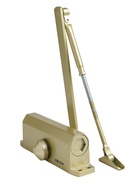 Доводчик дверной ТУНДРА d=80GP, до 80 кг, цвет золото - Фото 2